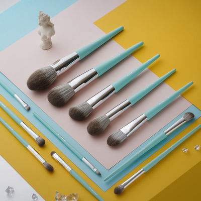 काले/भूरे रंग का हैंडल सिंथेटिक हेयर मेकअप ब्रश चिकनी और निर्दोष मेकअप के लिए समुद्री मार्ग से शिपिंग