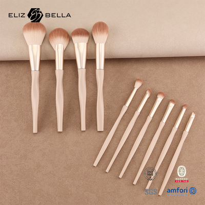 Premium 10-Piece Travel Makeup Brush Set with Latest Design – Soft Synthetic Bristles, Ergonomic Handles for Flawless Blending & Easy Portability